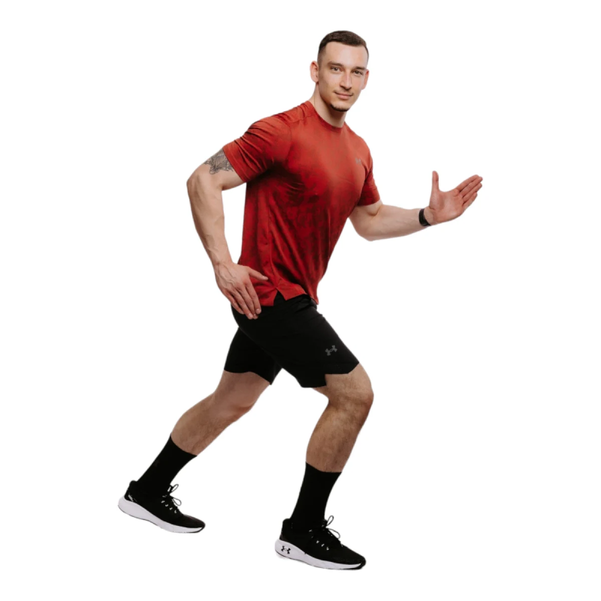 Pánske tréningové kraťasy UNDER ARMOUR UA Vanish Woven 8in Shorts-BLK · záber 4