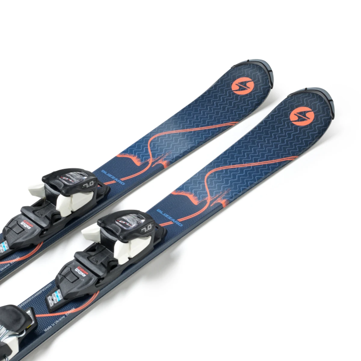 Juniorské lyže na zjazdovku - on piste s viazaním BLIZZARD Anomaly JR + FDT JR 4.5, blue orange · záber 3