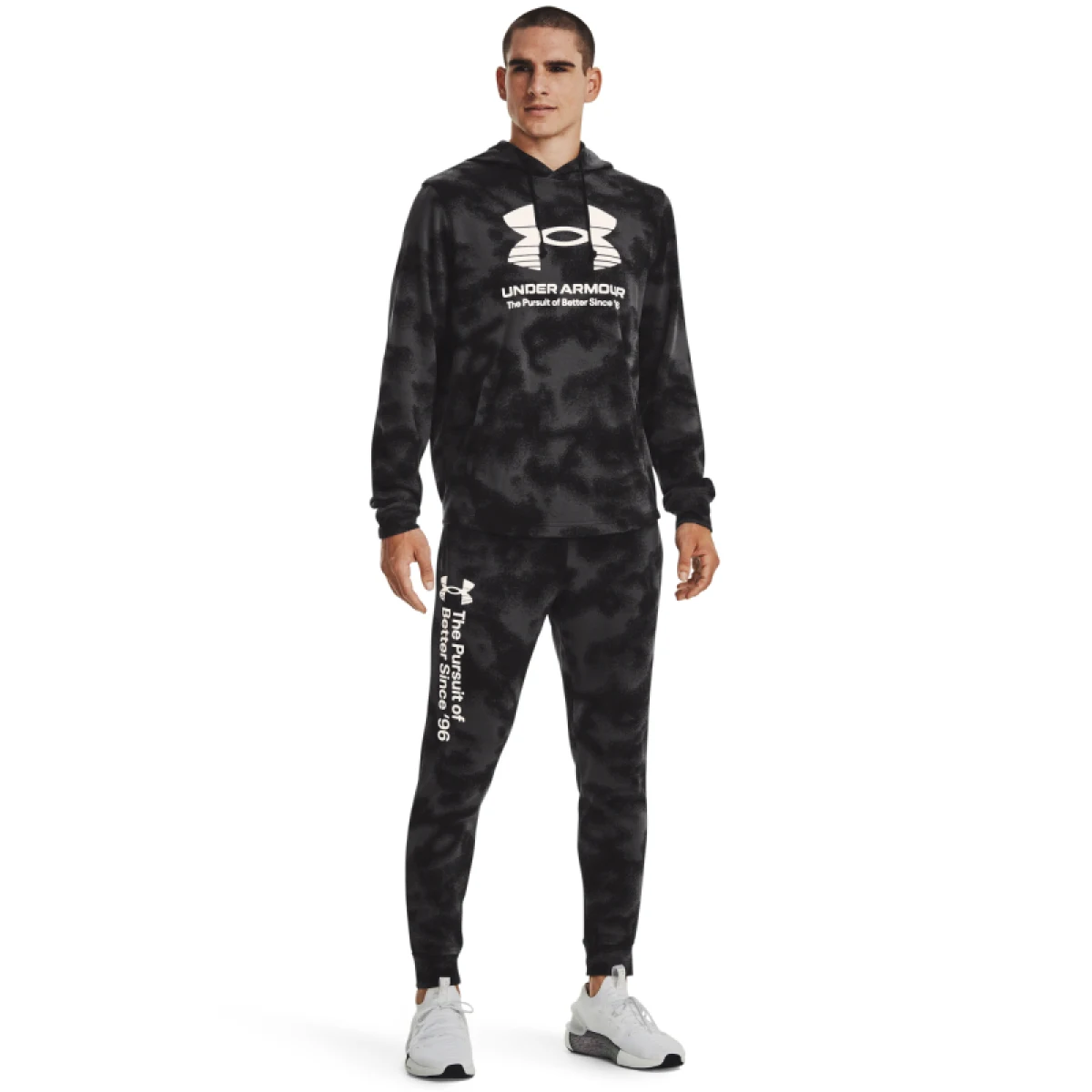 Pánske tepláky UNDER ARMOUR UA Rival Terry Novelty Jgr-BLK · záber 3