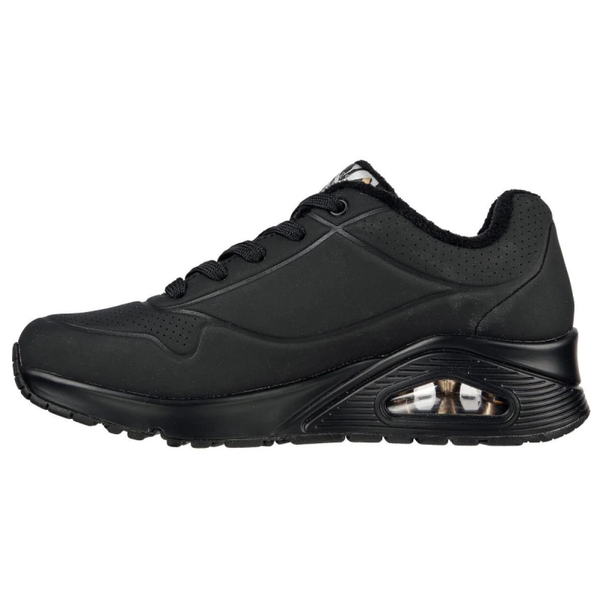 Dámska rekreačná obuv SKECHERS Uno Metallic Love black gold · záber 3