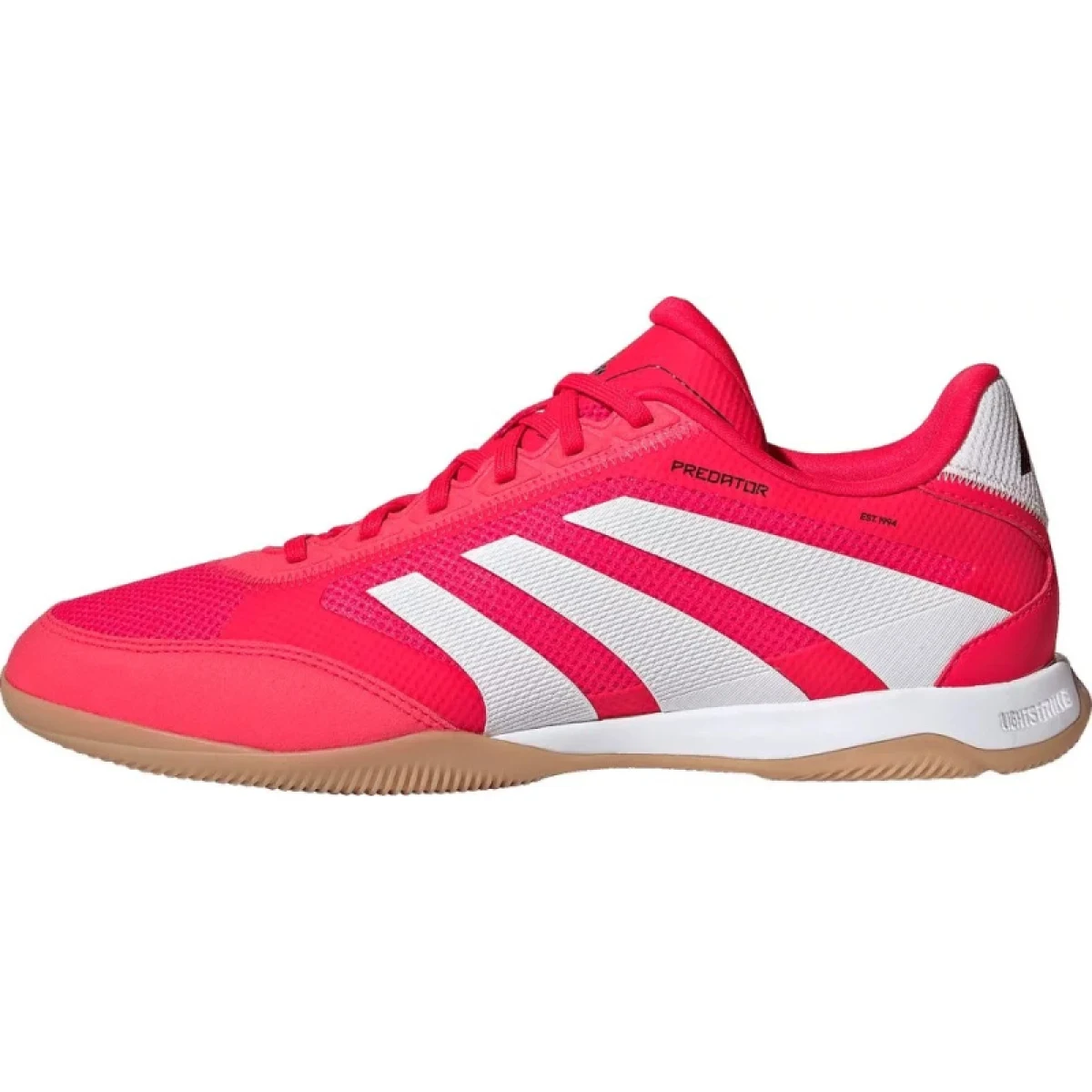 Pánske futbalové kopačky halové ADIDAS Predator League M IC lucid red cloud white core black · záber 4