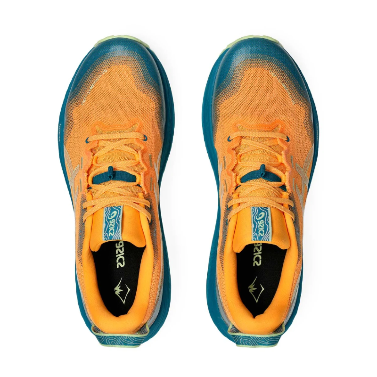 Pánska bežecká trailová obuv ASICS Gel Trabuco 12 stadium orange cool matcha · záber 4