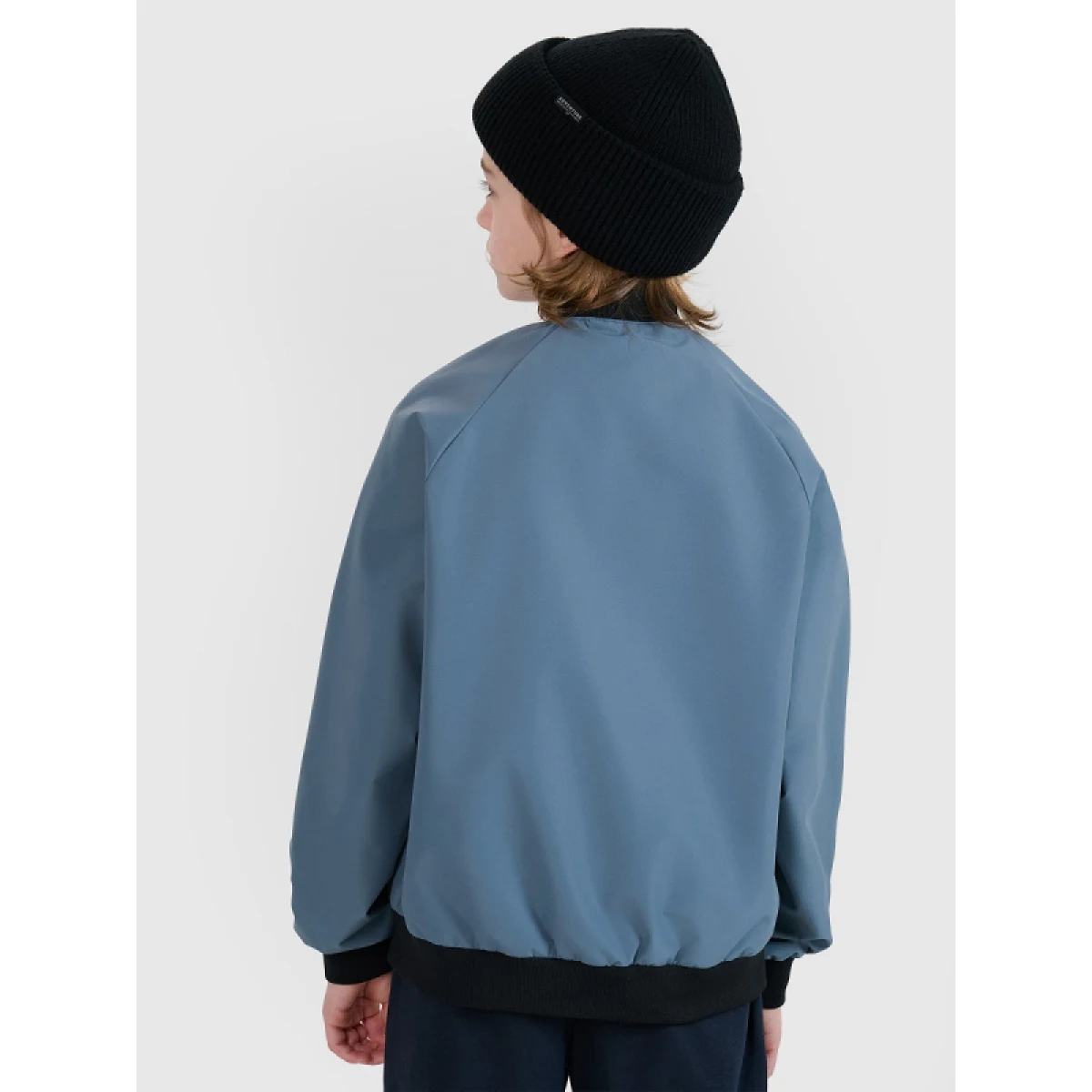 Chlapčenská bunda 4F JUNIOR JACKET-JWSS25TJACM186-32S-BLUE · záber 3