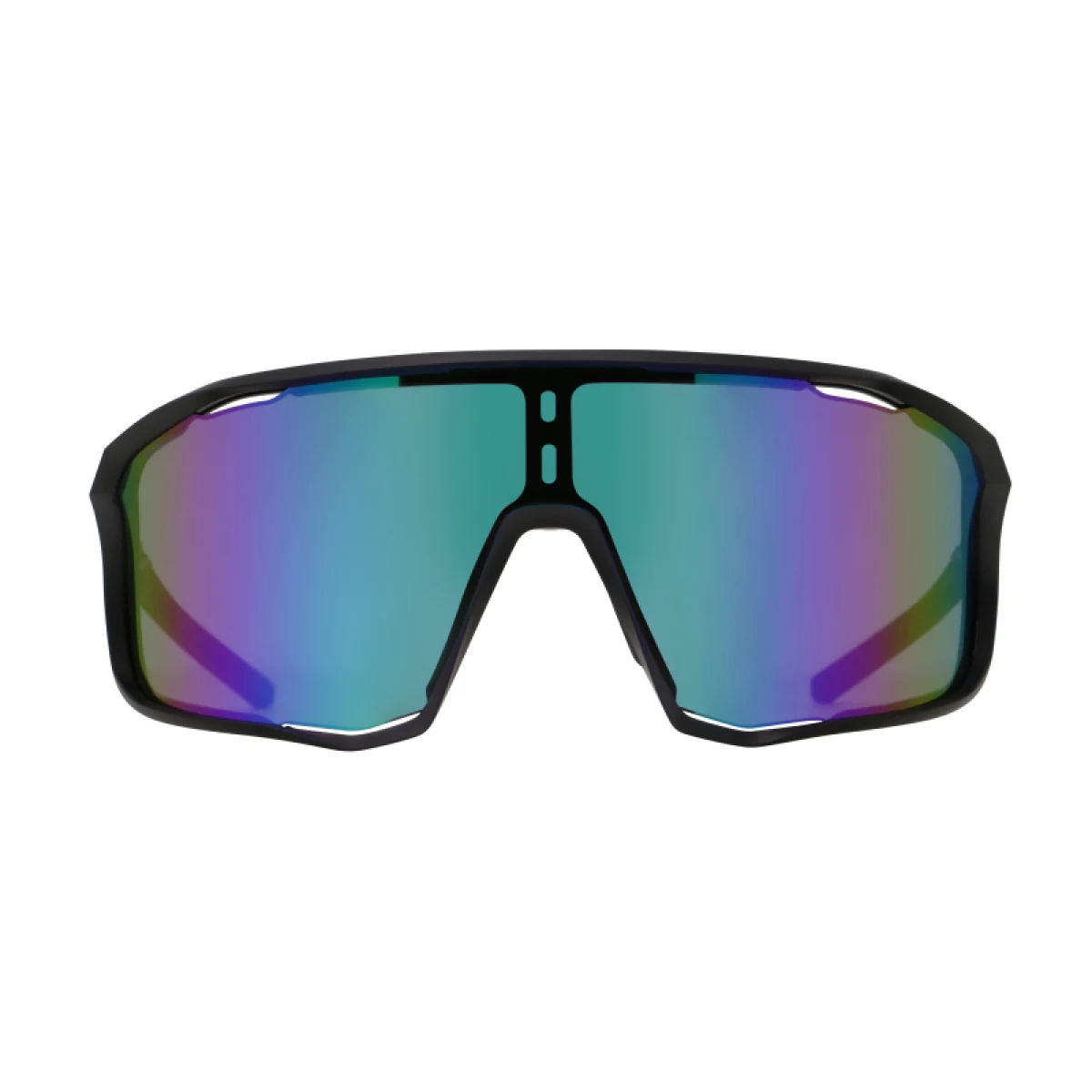 Slnečné okuliare RED BULL SPECT RUMBLE-004, matt black smoke with purple-green mirror, CAT3 · záber 2