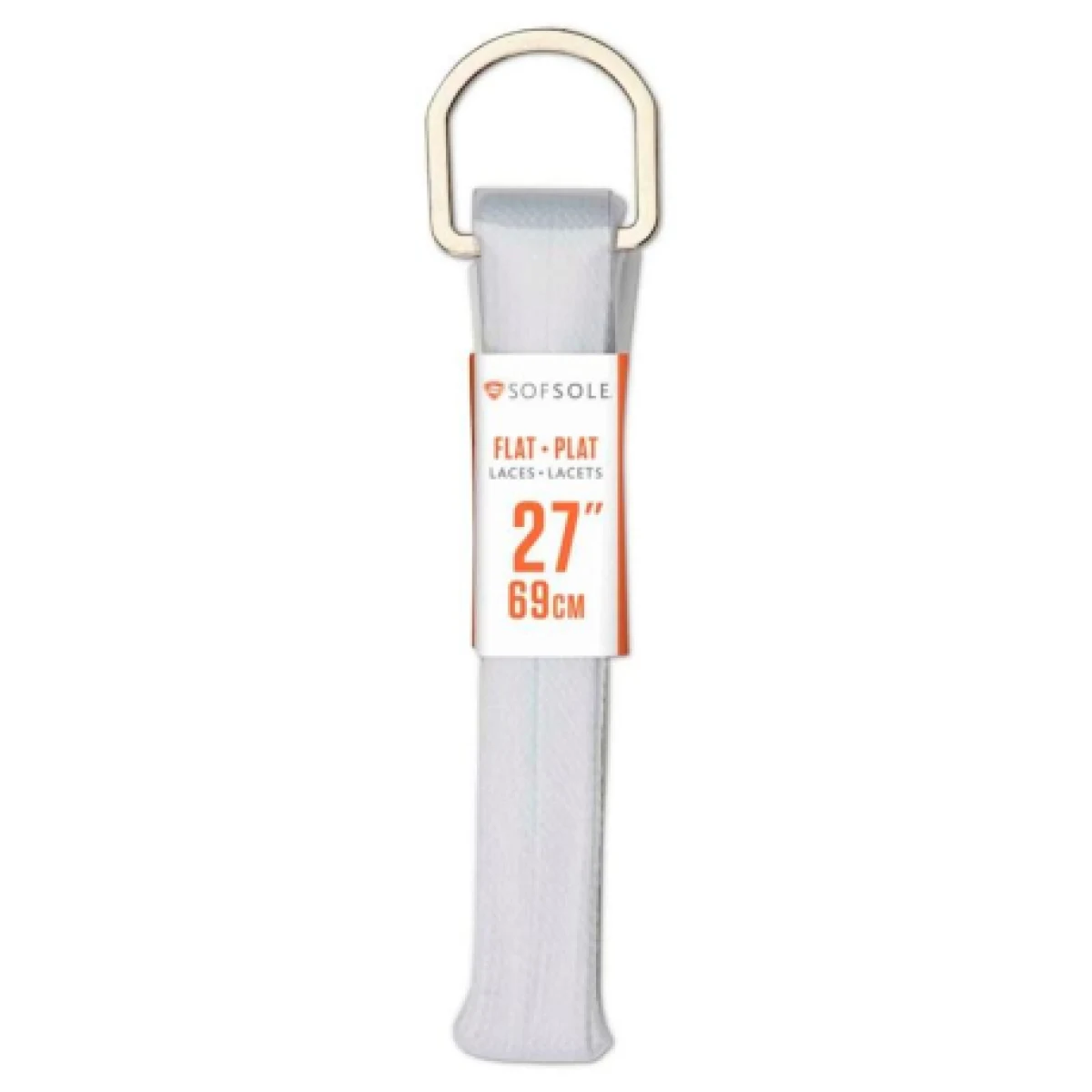 Šnúrky do topánok SOFSOLE Kids white · záber 1