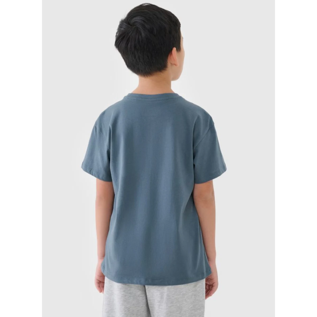 Chlapčenské tričko s krátkym rukávom 4F JUNIOR TSHIRT M2325-46S-TEAL · záber 3