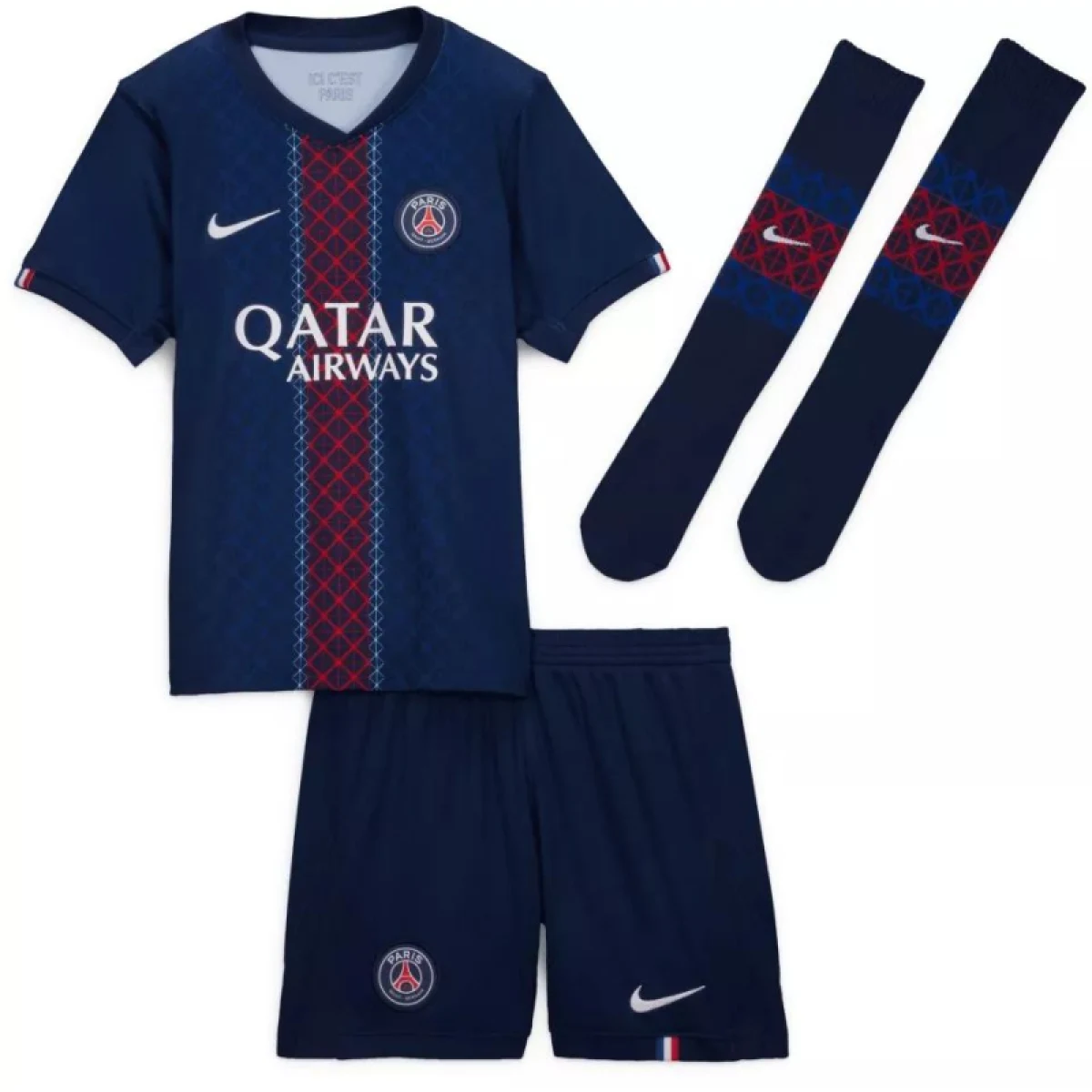Chlapčenský futbalový set oblečenia NIKE QATAR AIRWAYS PSG LK NK DF KIT STAD HM · záber 5