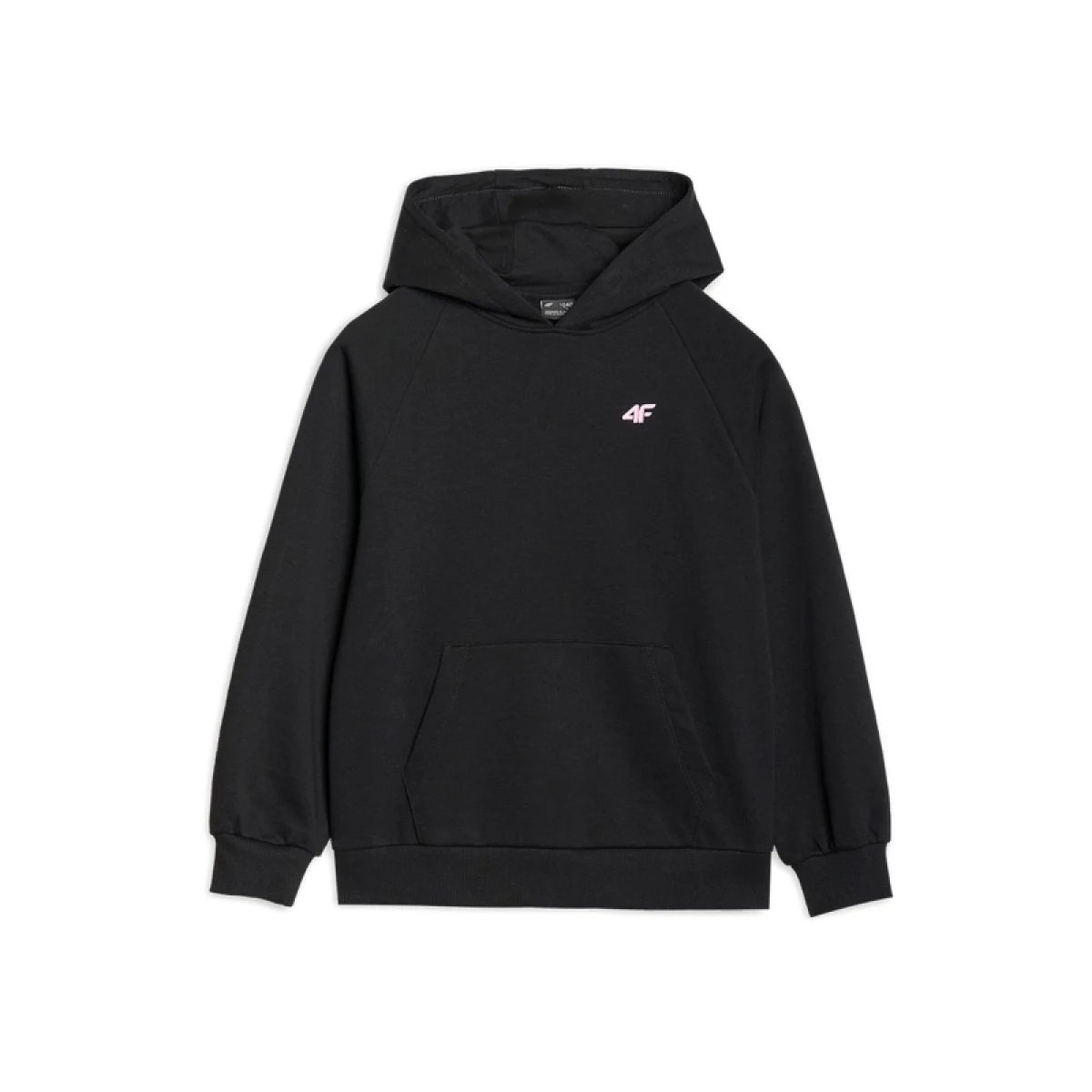 Dievčenská mikina s kapucňou 4F JUNIOR SWEATSHIRT F1478-20S-DEEP BLACK · záber 5