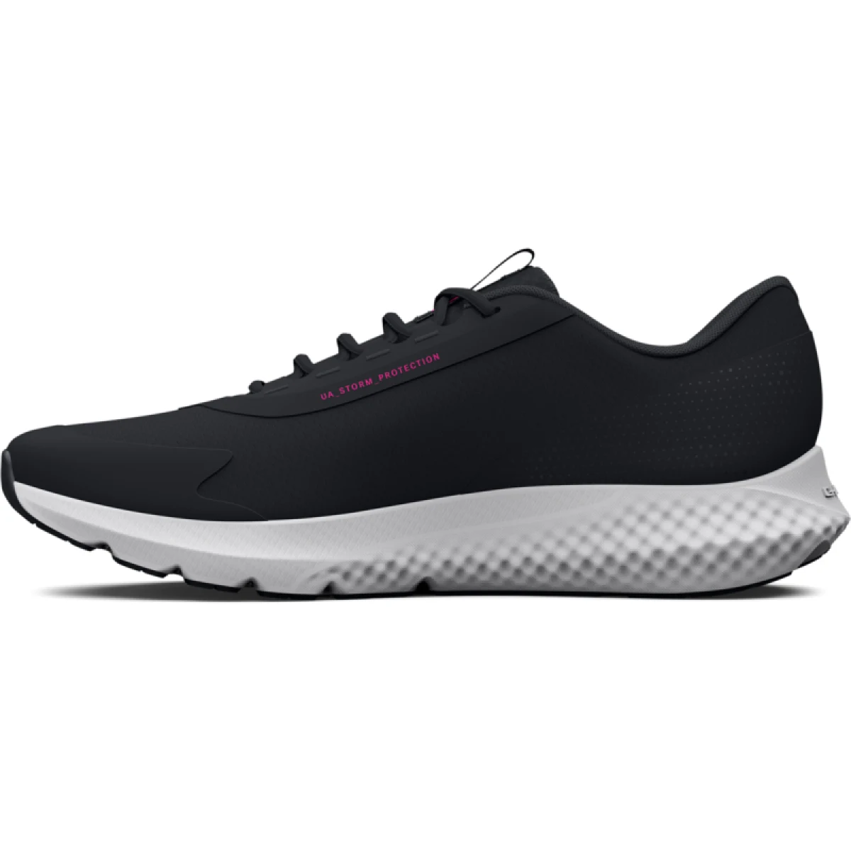 Dámska bežecká obuv UNDER ARMOUR UA W Charged Rogue 3 Storm black jet gray rebel pink · záber 2