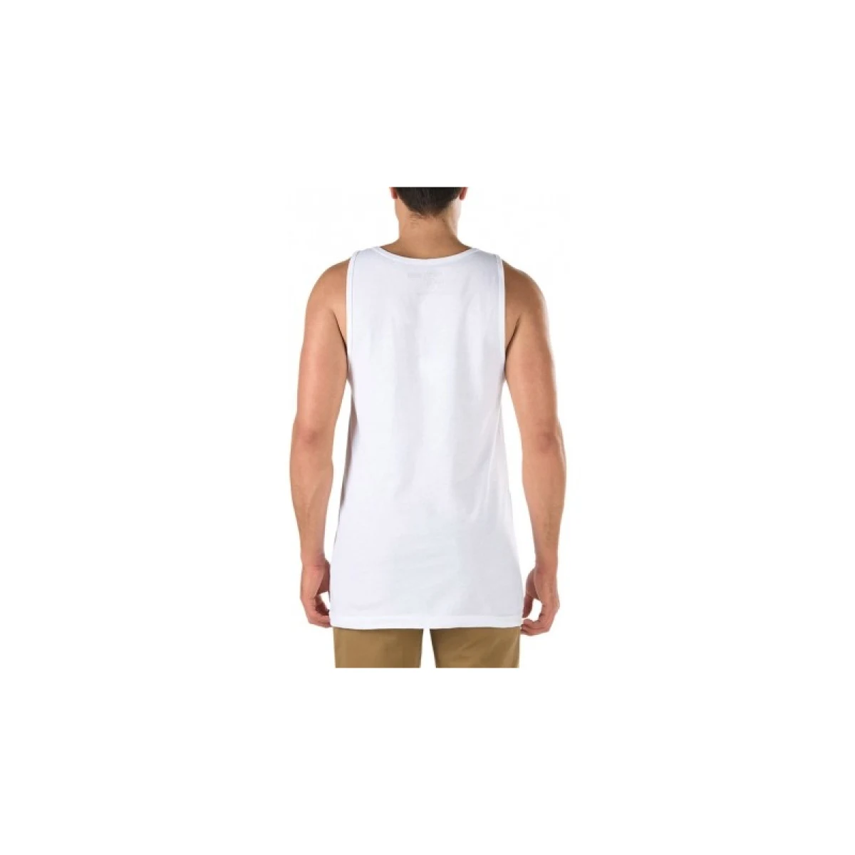 Pánske tričko s krátkym rukávom VANS CLASSIC TANK-WHITE-BLACK · záber 2