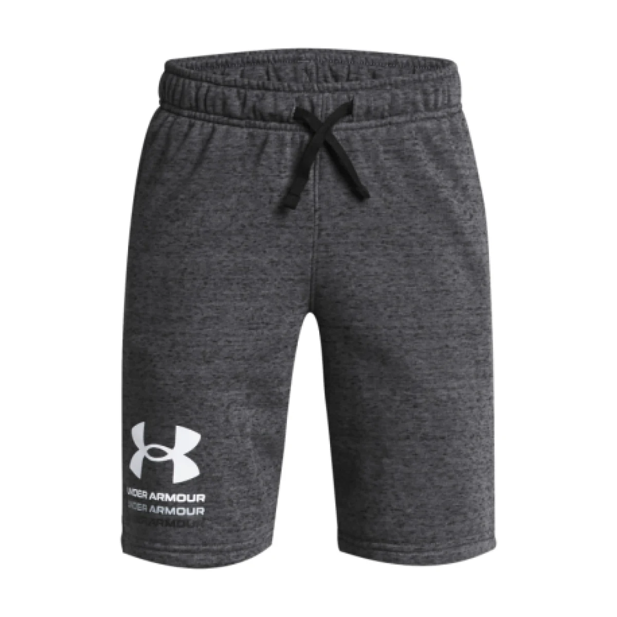 Chlapčenské teplákové kraťasy UNDER ARMOUR UA Boys Rival Terry Short-GRY · záber 1
