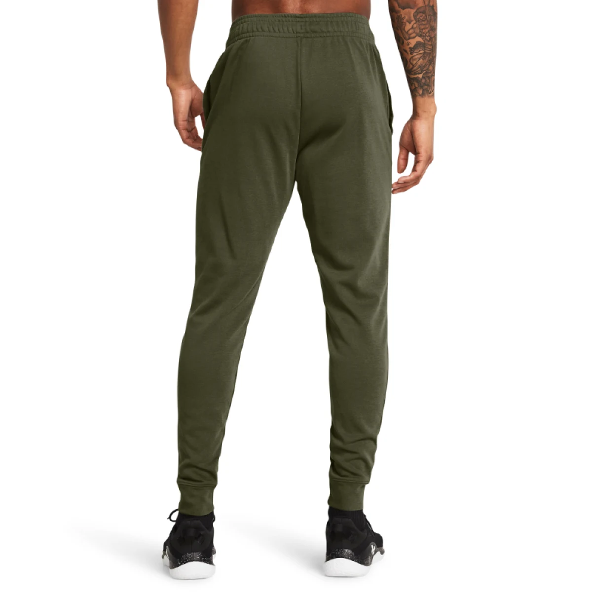 Pánske tepláky UNDER ARMOUR UA Rival Terry Jogger-GRN · záber 3