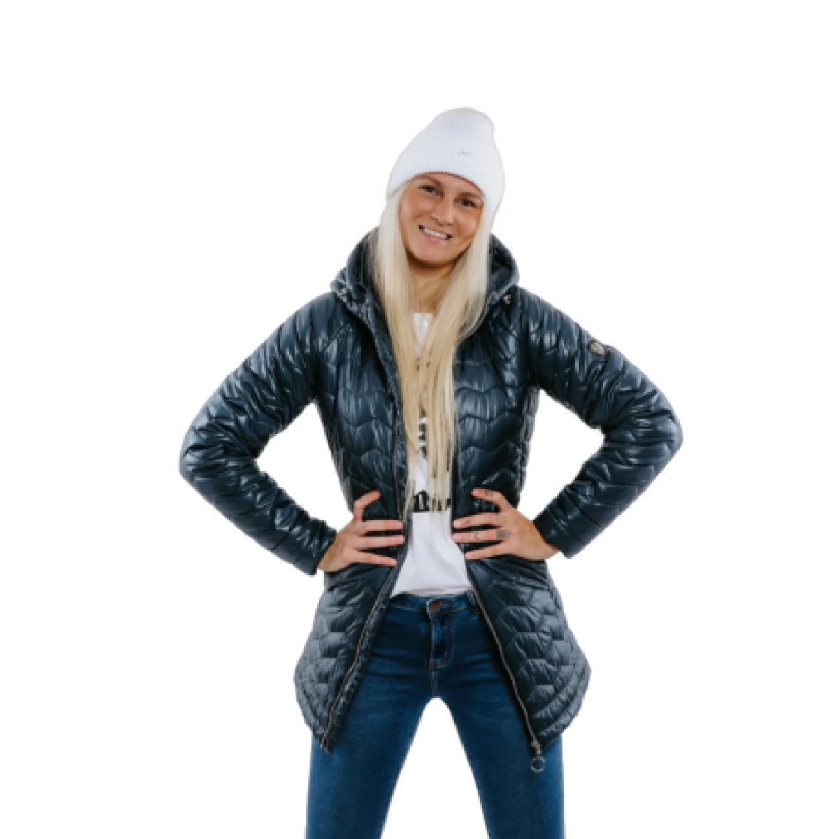 Dámska bunda AUTHORITY CJ-CAMELIA blue · záber 1