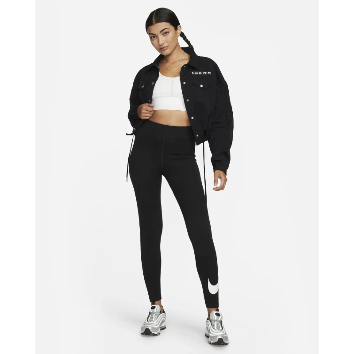 Dámske legíny NIKE W NSW NK CLSC GX HR TGHT SWSH · záber 3