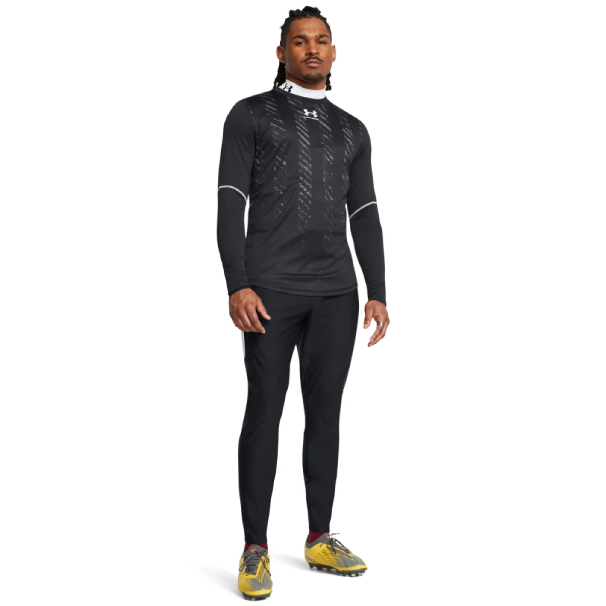 Pánske tepláky UNDER ARMOUR UA Ms Ch. Pro Pant-BLK · záber 4