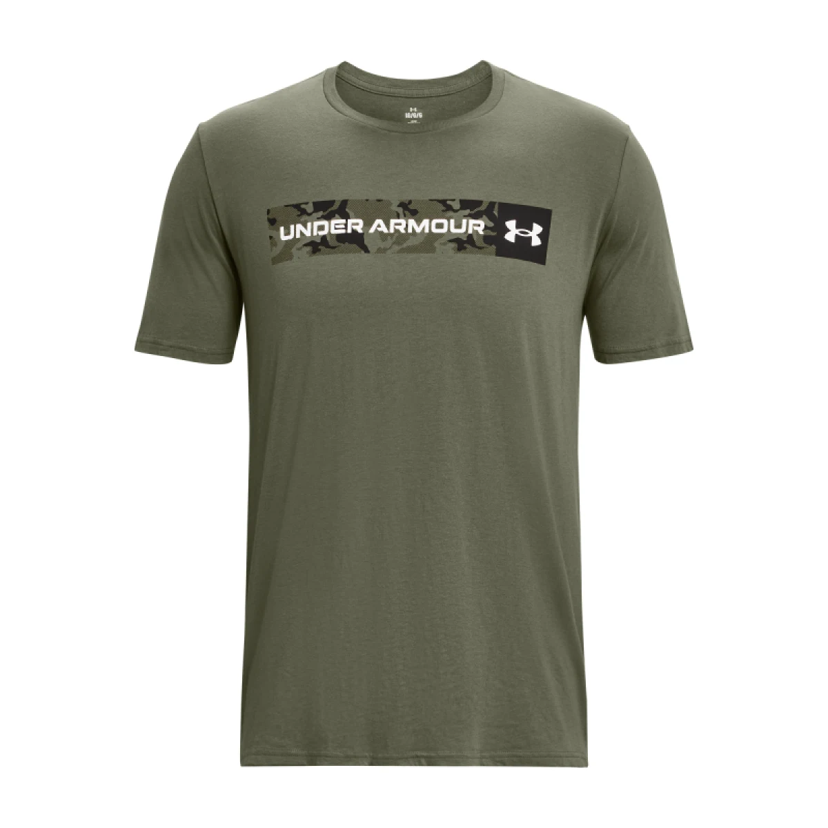 Pánske tričko s krátkym rukávom UNDER ARMOUR UA CAMO CHEST STRIPE SS-GRN · záber 5