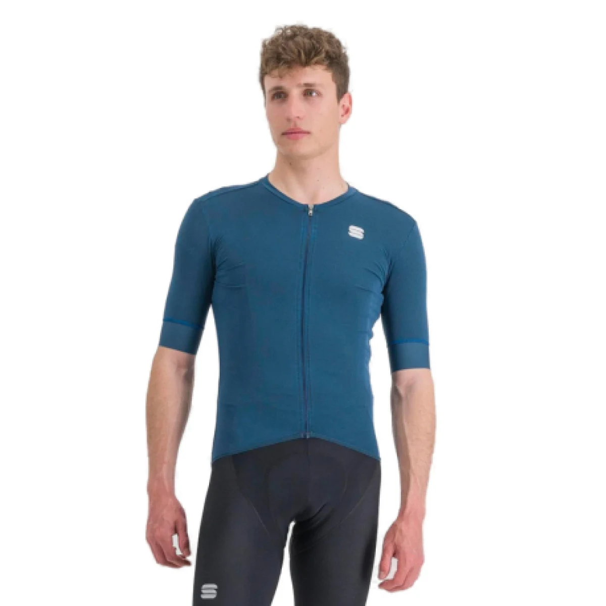 Pánsky cyklistický dres s krátkym rukávom SPORTFUL Monocrom jersey, blue sea · záber 1