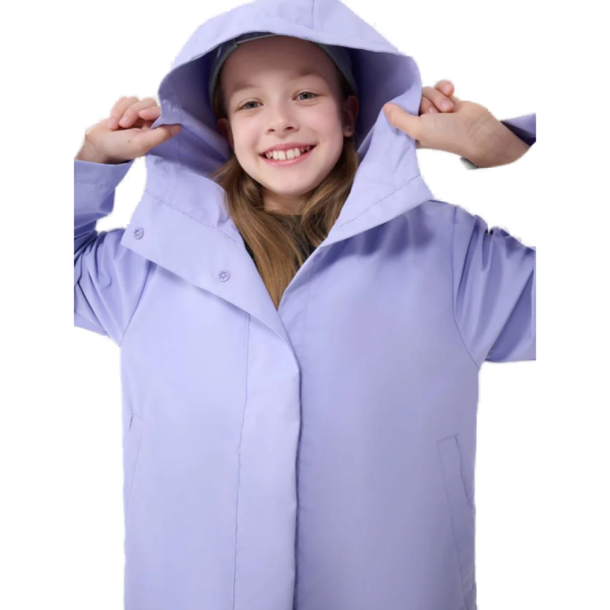 Dievčenský pršiplášť 4F JUNIOR JACKET U213-52S-LIGHT VIOLET · záber 3