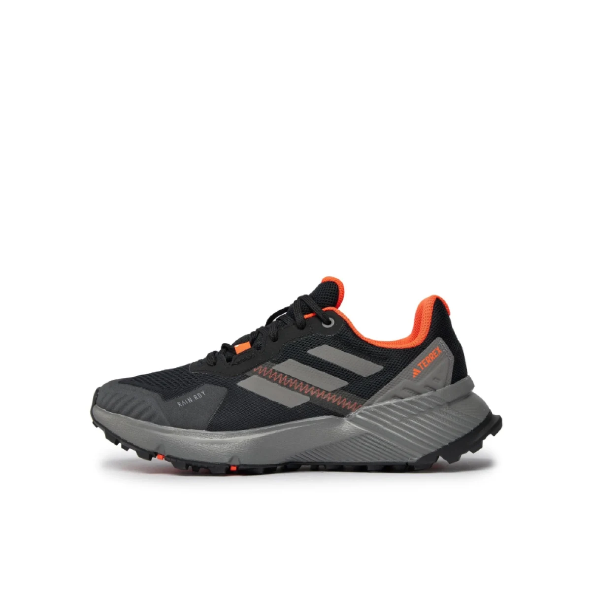 Pánska bežecká trailová obuv ADIDAS Terrex Soulstride Rain.Rdy core black grey four solar red · záber 3