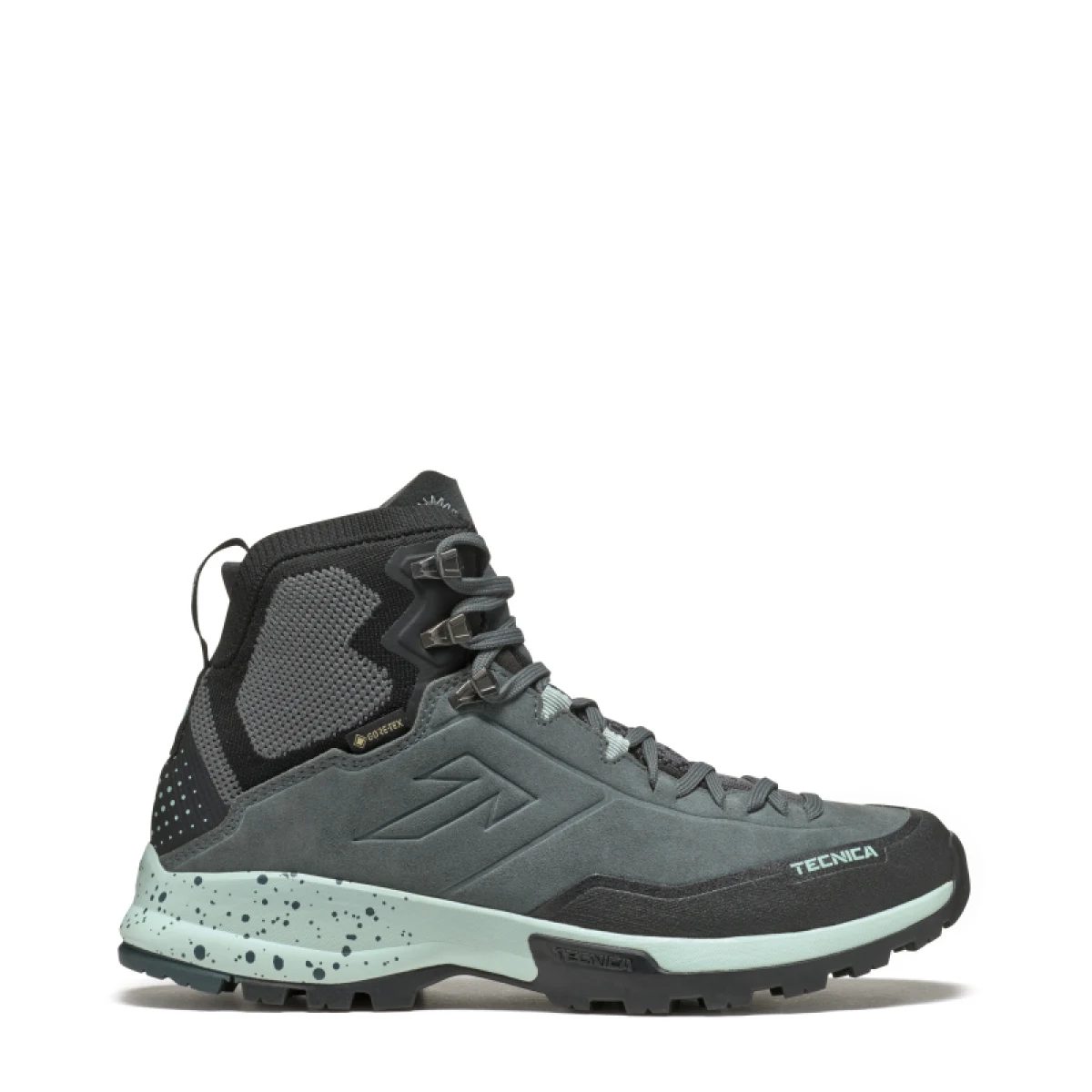 Dámska členková turistická celokožená obuv TECNICA Forge Hike MID GTX Ws, navy grey light blue · záber 2