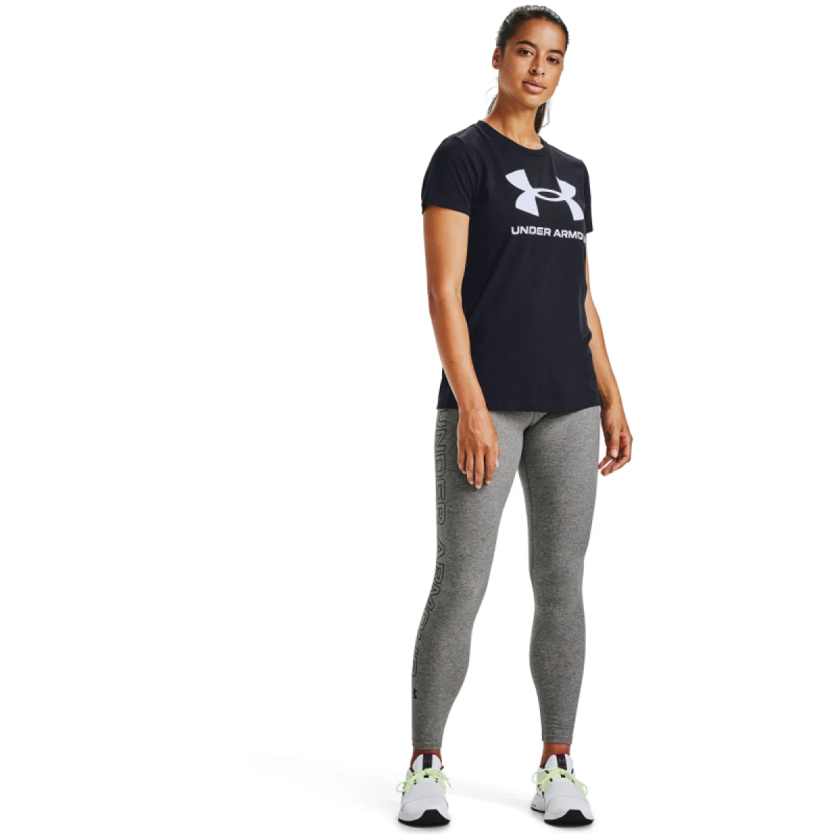 Dámske tričko s krátkym rukávom UNDER ARMOUR Live Sportstyle Graphic SSC-BLK · záber 4