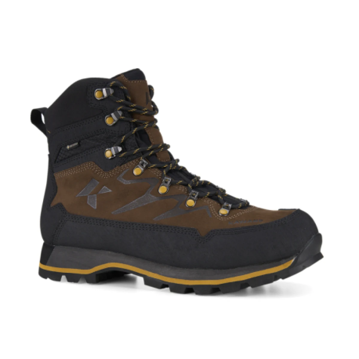Pánska vysoká turistická celokožená obuv KAYLAND Vector Gtx, Black brown · záber 1