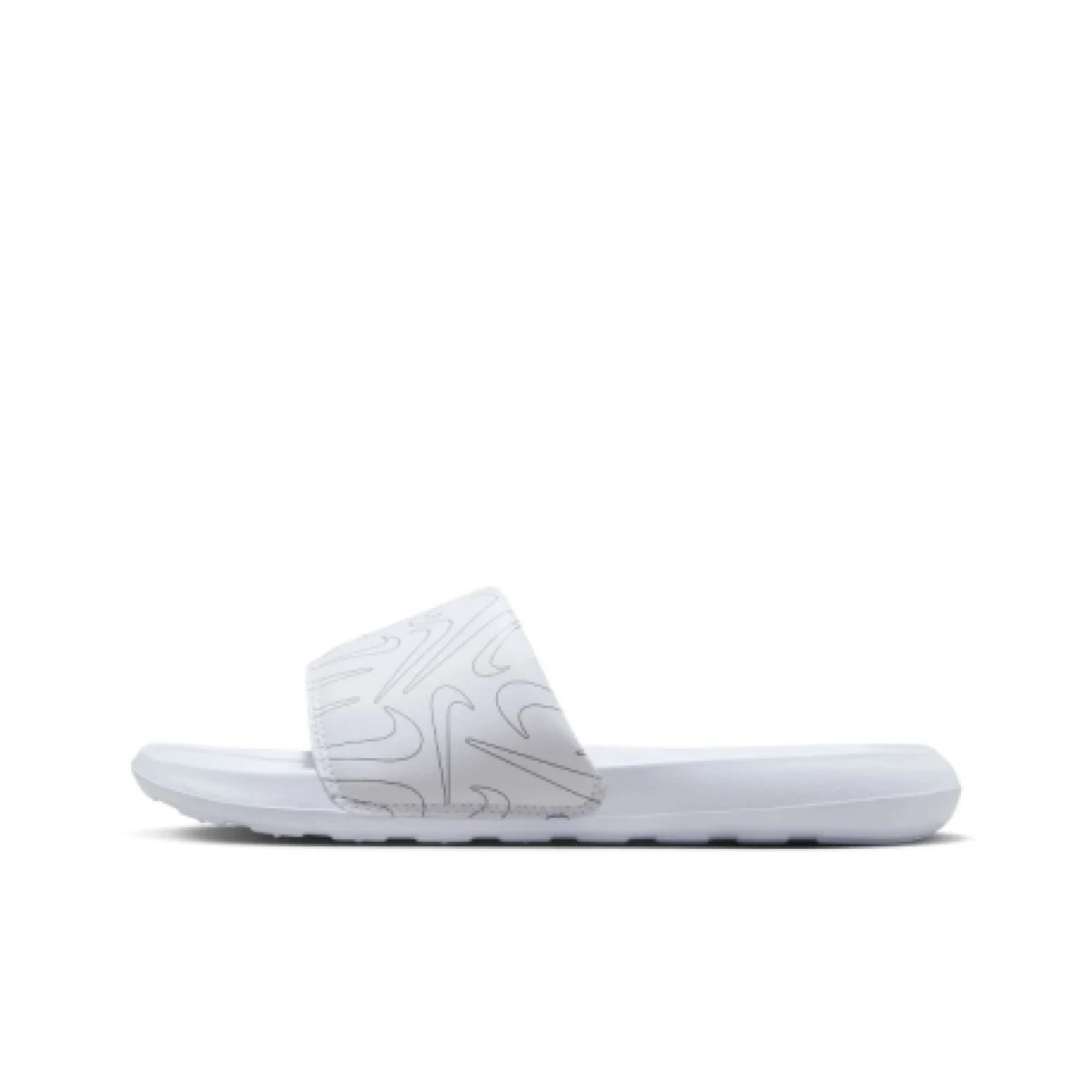 Dámske šlapky (plážová obuv) NIKE Victori One Ws white black · záber 1