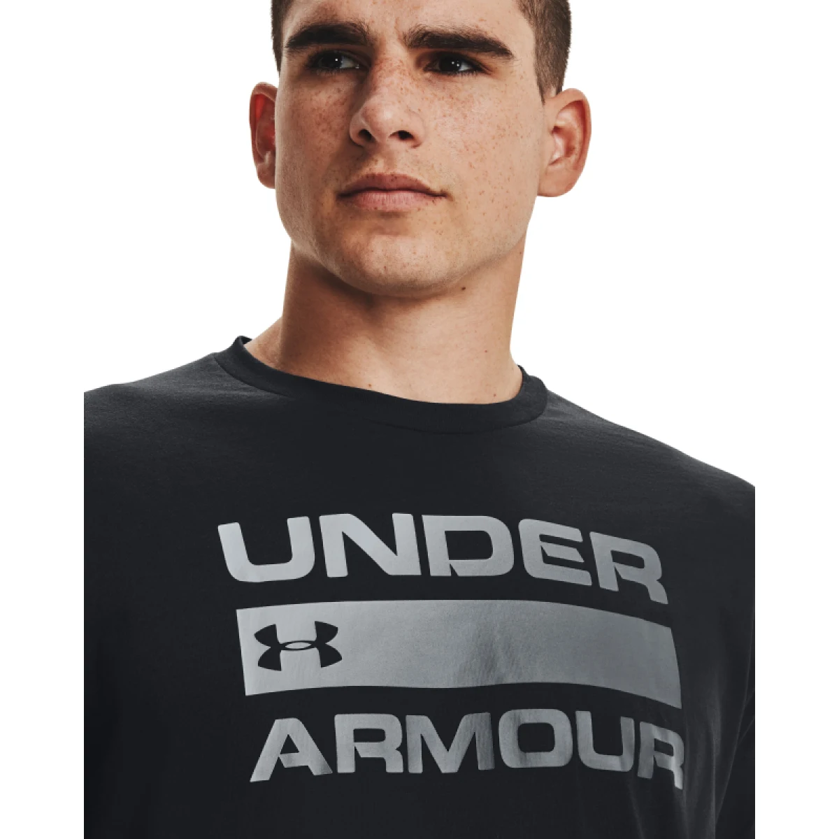 Pánske tričko s krátkym rukávom UNDER ARMOUR UA TEAM ISSUE WORDMARK SS-BLK · záber 3