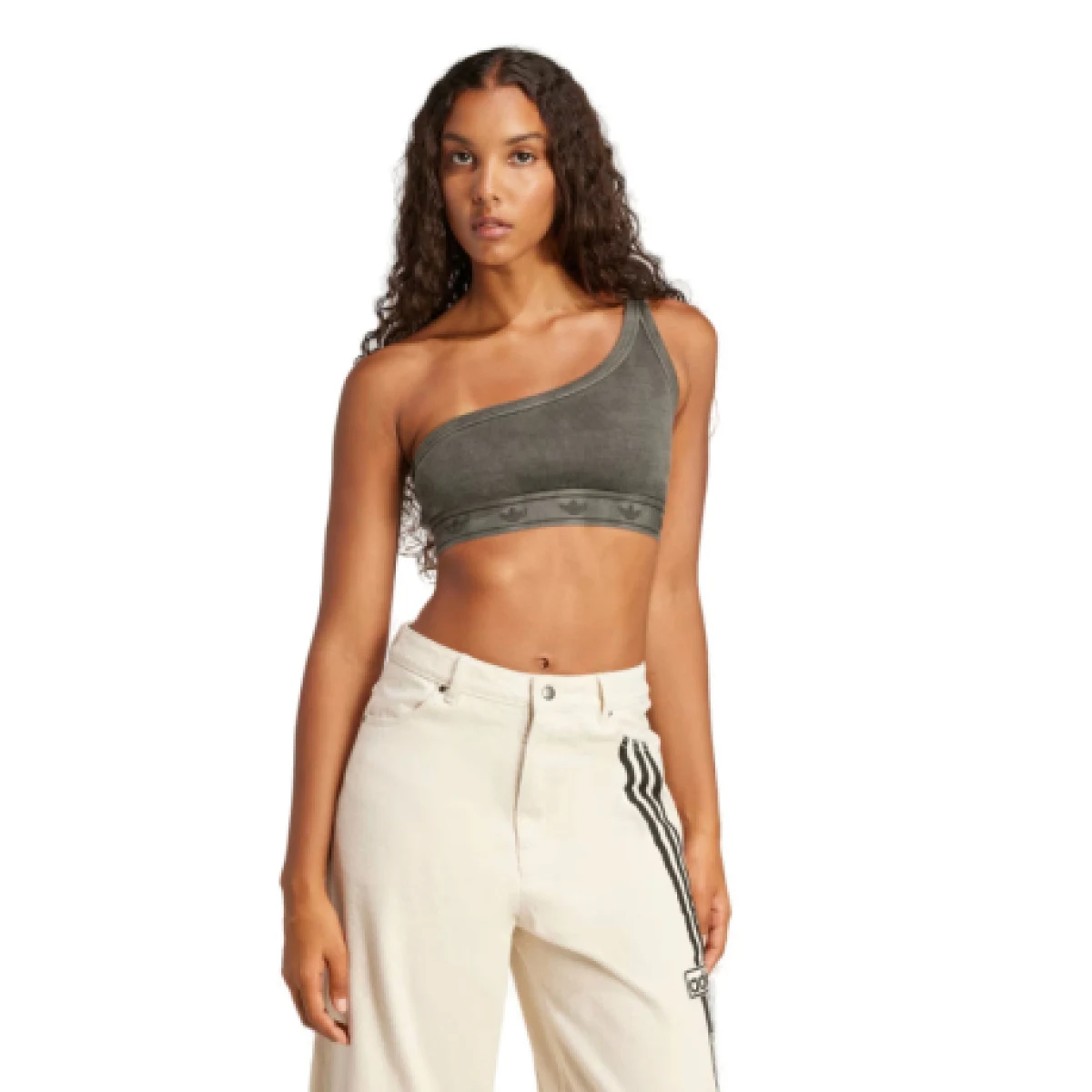 Dámska tréningová športová podprsenka ADIDAS ORIGINALS RIB BRA TOP-JC7558-Black · záber 1
