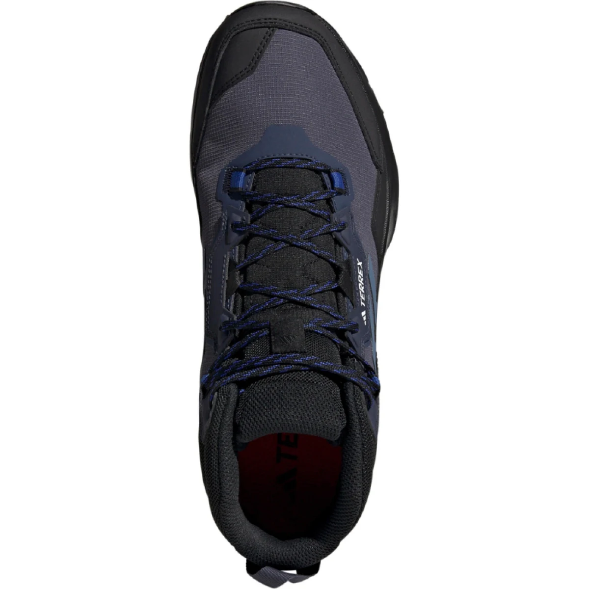 Pánska členková turistická obuv ADIDAS Terrex AX4 Mid GTX M shadow navy wonder steel semi lucid blue · záber 2