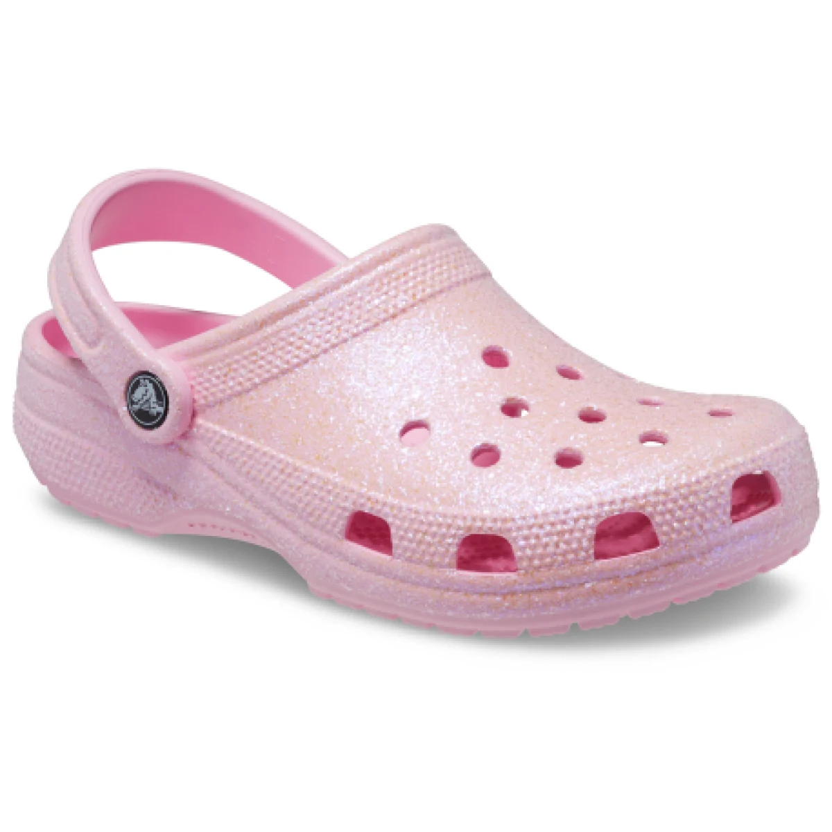 Kroksy (rekreačná obuv) CROCS Classic Glitter Clog flamingo · záber 1