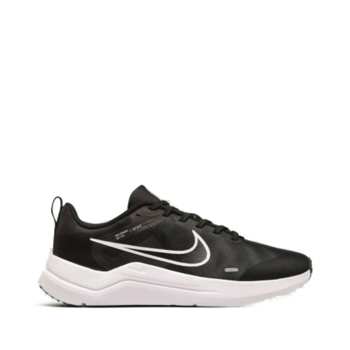 Pánska športová obuv (tréningová) NIKE Downshifter 12 black dark smoke grey pure platinum white · záber 1