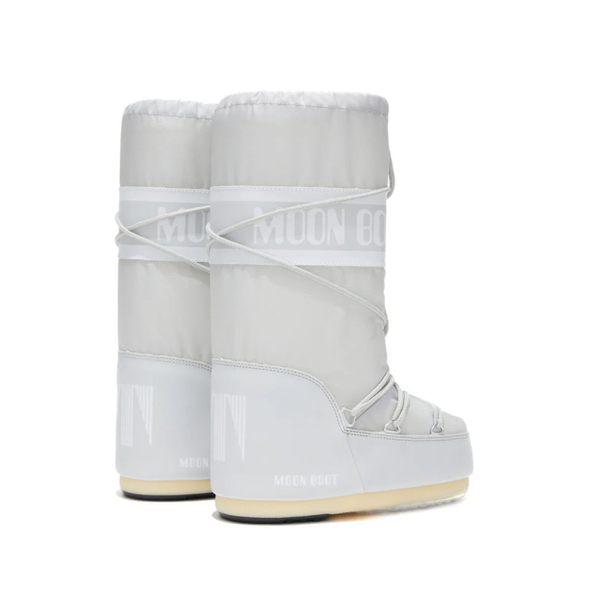 Vysoké zimné topánky MOON BOOT MB ICON NYLON, H003 GLACIER GRAY · záber 2