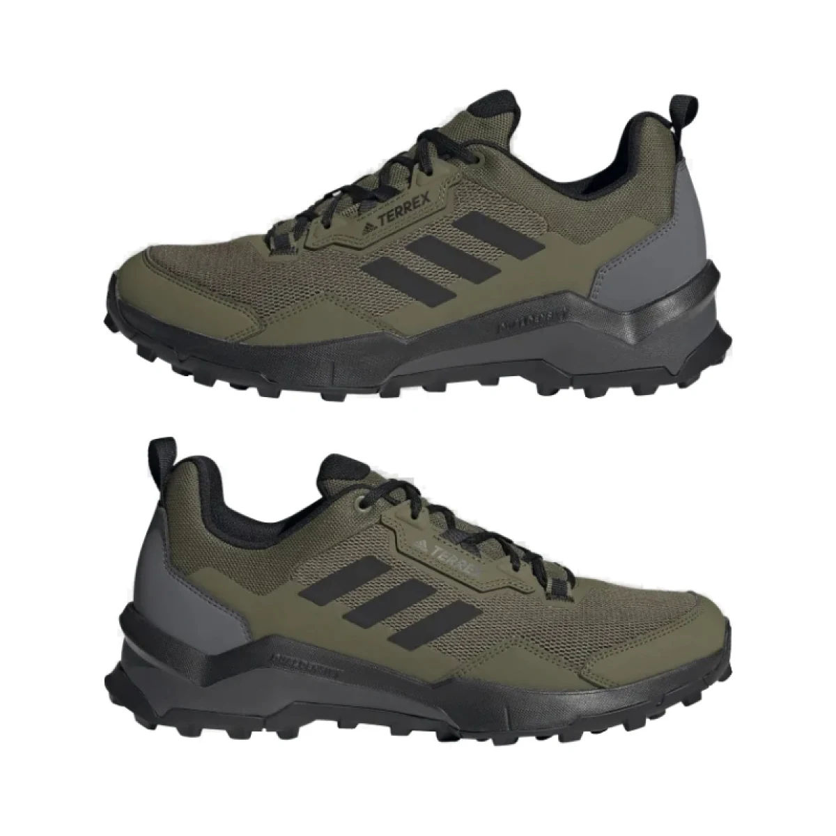 Pánska nízka turistická obuv ADIDAS Terrex AX4 focus olive core black grey six · záber 5