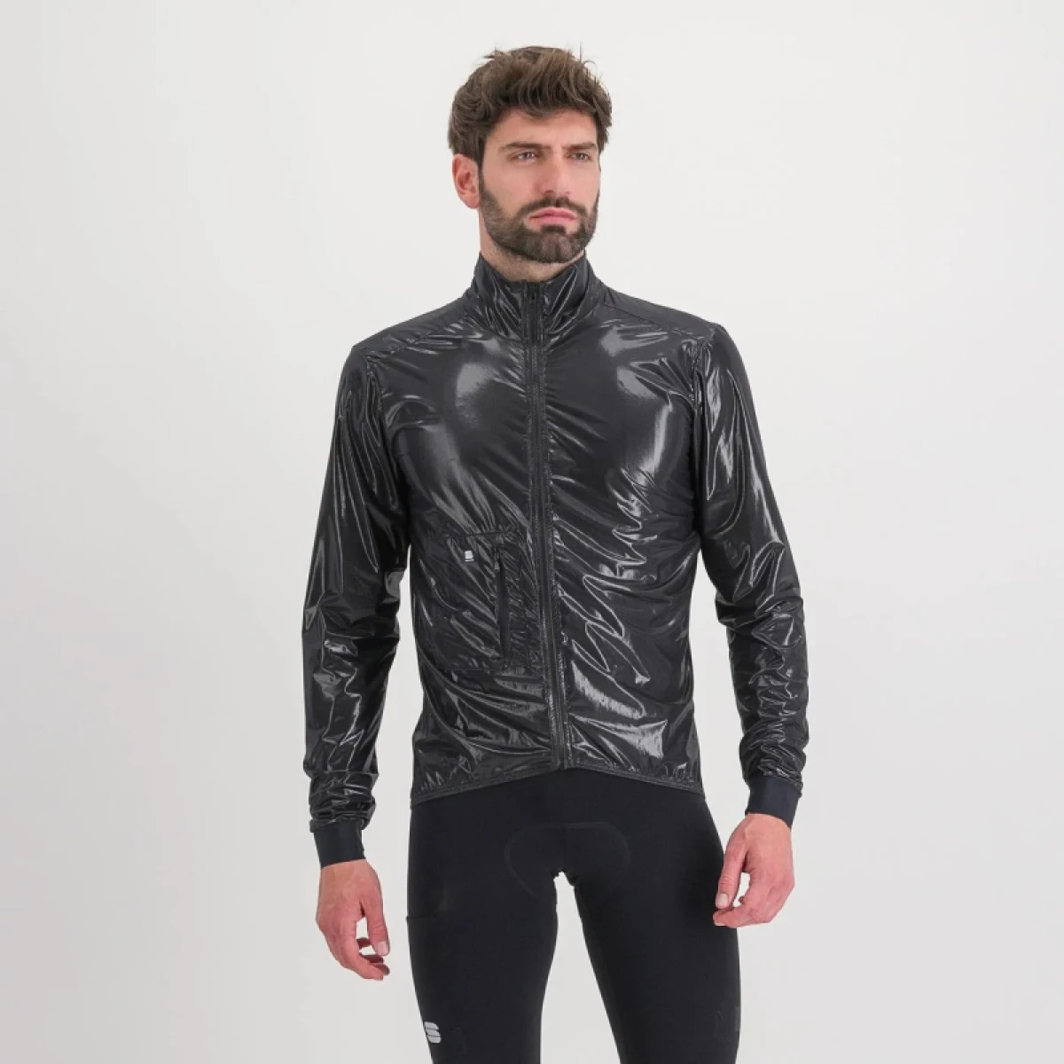 Pánska cyklistická bunda SPORTFUL Giara packable jacket, black · záber 2