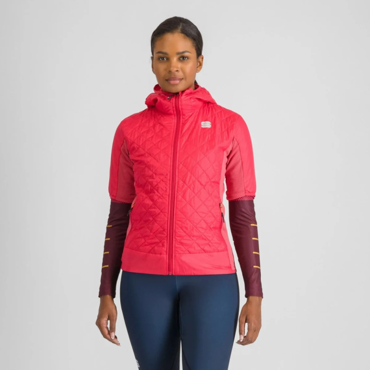 Dámska bežecká bunda SPORTFUL Rythmo w puffy, raspberry raspberry · záber 2