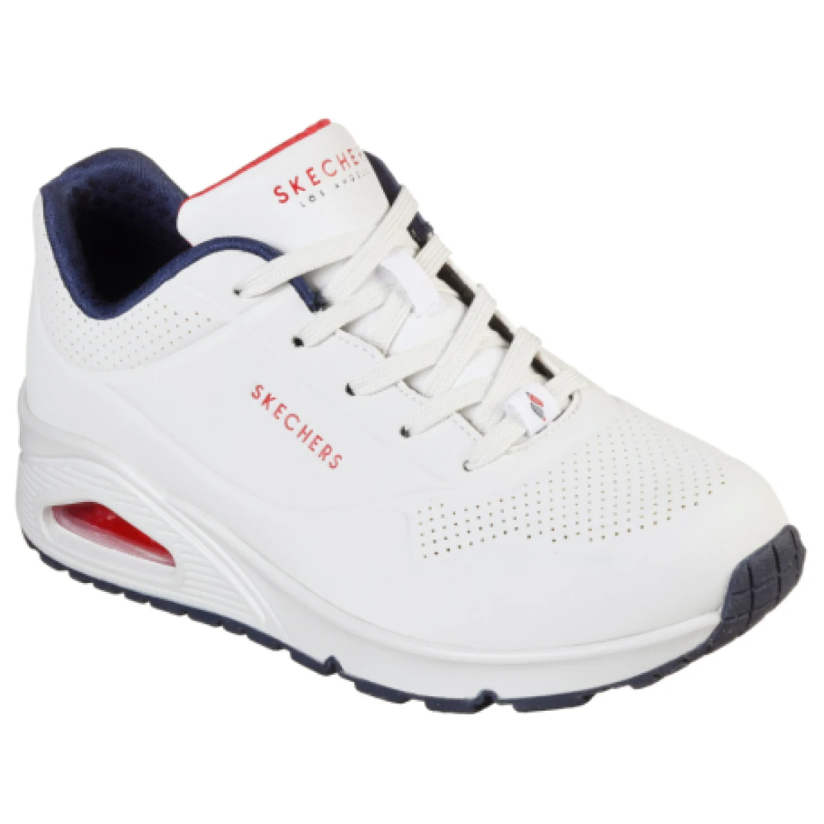 Dámska rekreačná obuv SKECHERS Uno Stand On Air white navy · záber 1