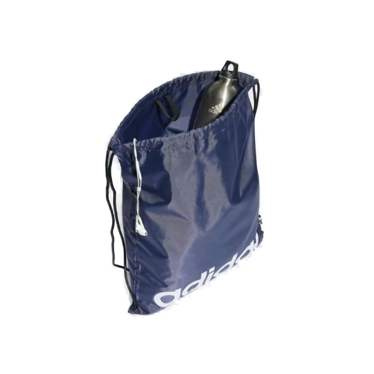 Vrecko na prezúvky ADIDAS LINEAR GYMSACK SHANAV BLACK WHITE · záber 3