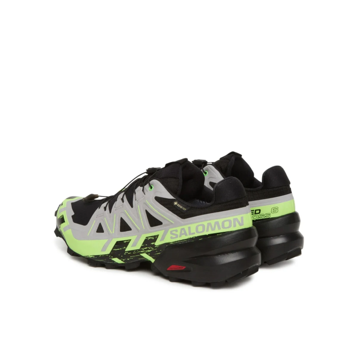 Pánska bežecká trailová obuv SALOMON Speedcross 6 GTX M black alloy green gecko · záber 4