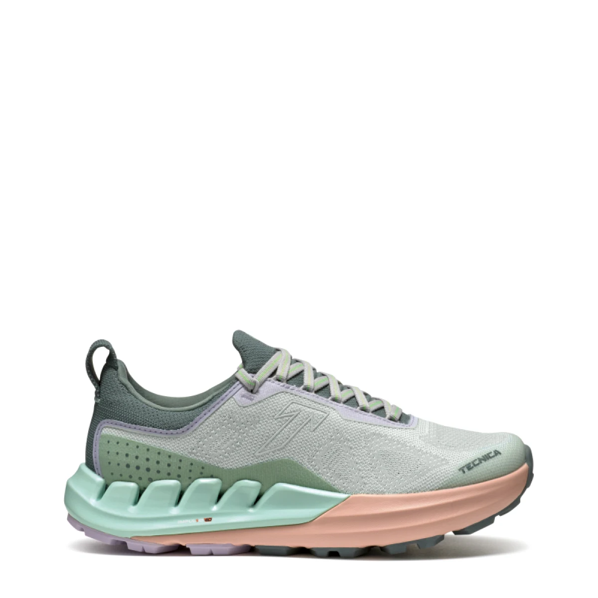 Dámska bežecká trailová obuv TECNICA Pyrox Xplore Ws, light grey dark green · záber 2