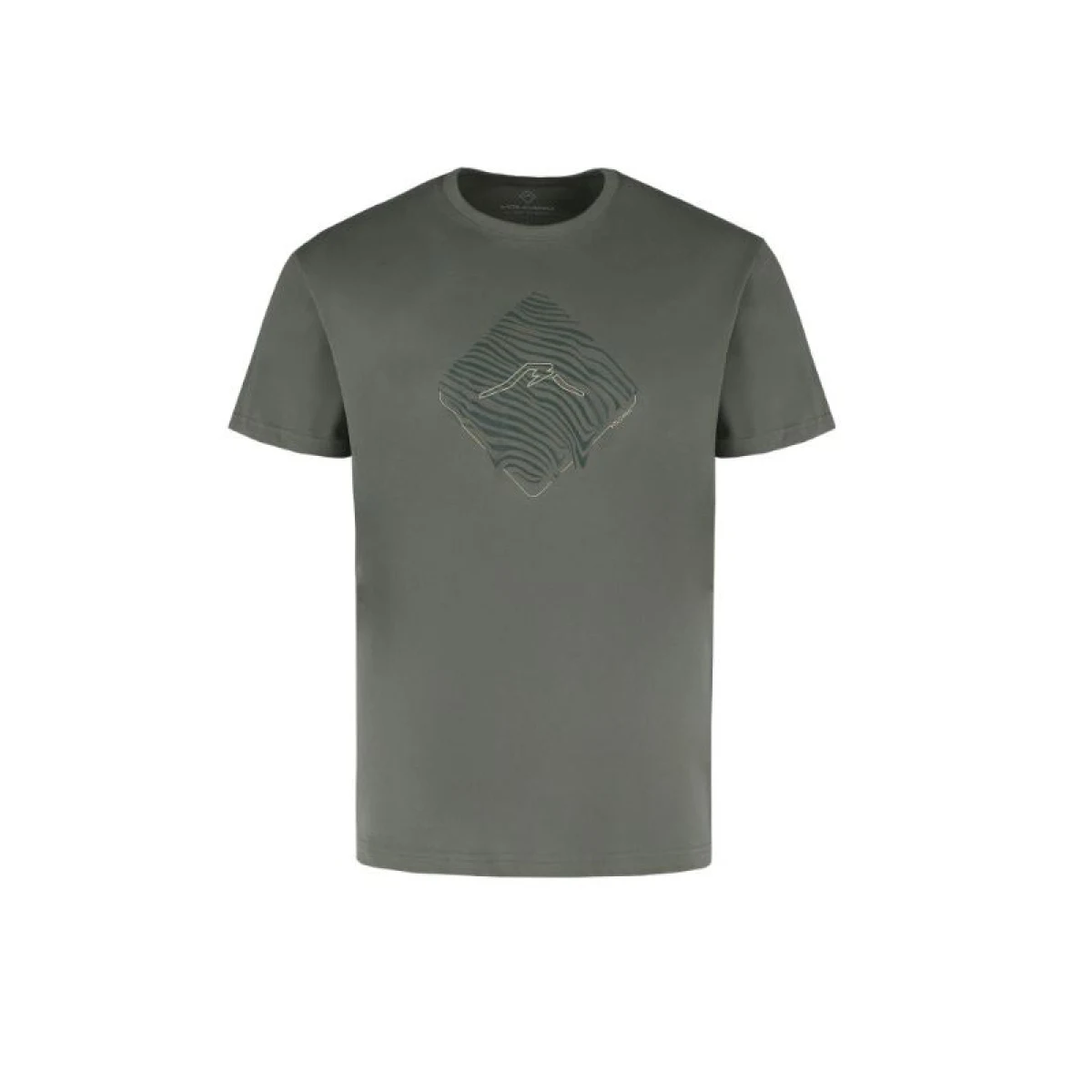 Pánske tričko s krátkym rukávom VOLCANO LIQUID-302-KHAKI · záber 4