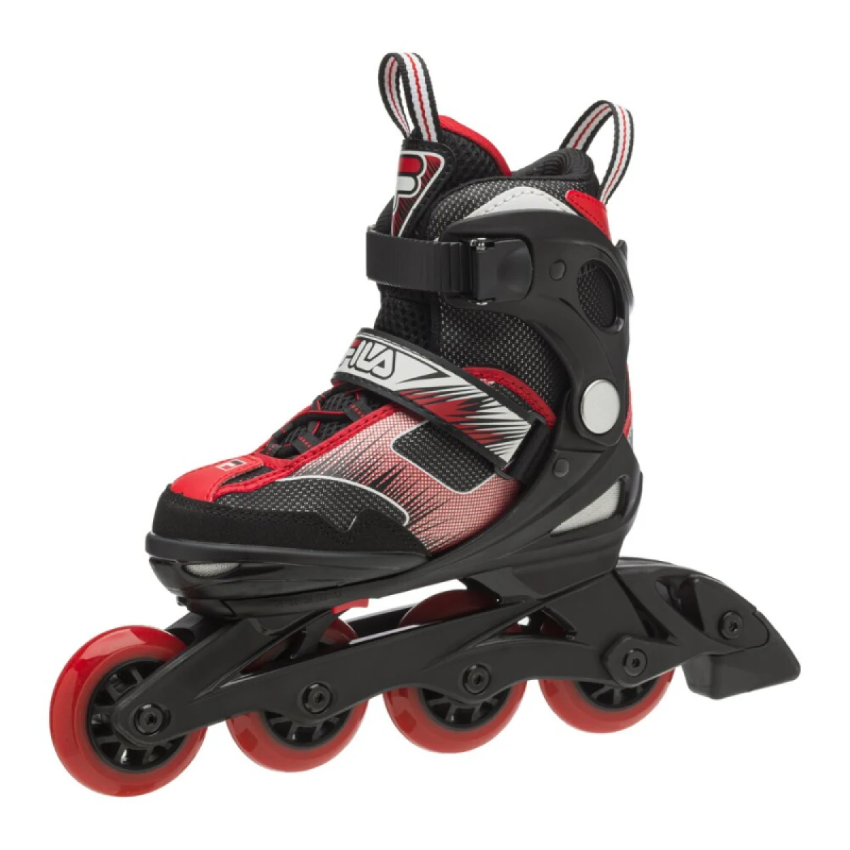 Chlapčenské kolieskové korčule FILA SKATES J-One Jr black red · záber 3