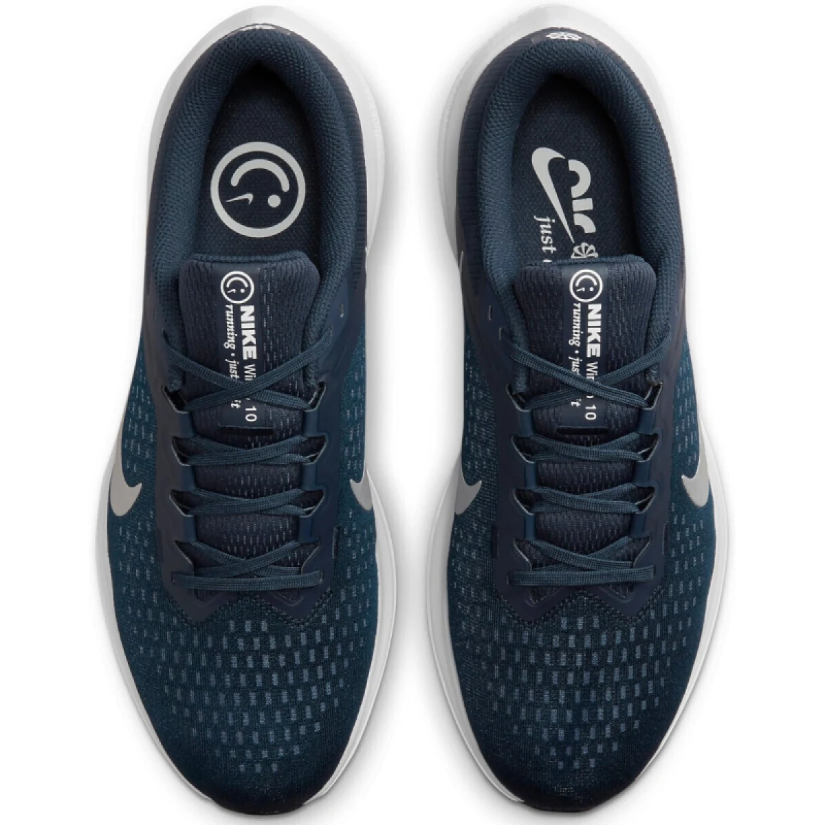 Pánska bežecká obuv NIKE Air Winflo 10 M college navy metallic silver · záber 4