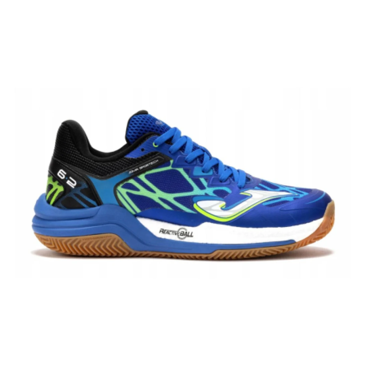 Pánska halová obuv JOMA V6.2 2504 royal blue fluor green · záber 1