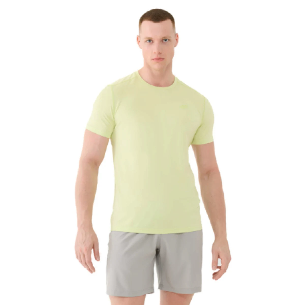 Pánske tréningové tričko s krátkym rukávom 4F TSHIRT FNK M1343-45S-CANARY GREEN · záber 1