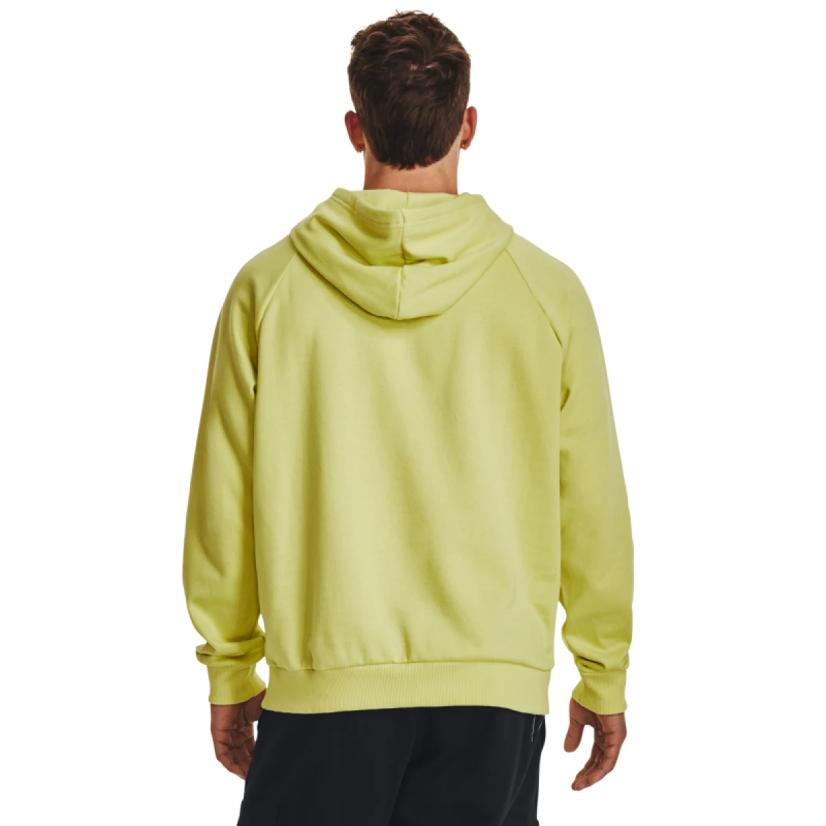 Pánska zateplená mikina s kapucňou UNDER ARMOUR UA Rival Fleece Hoodie-YLW · záber 3