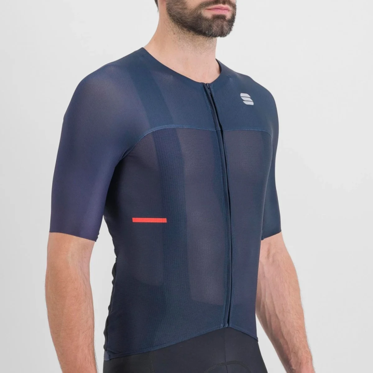 Pánsky cyklistický dres s krátkym rukávom SPORTFUL Light pro jersey, shaded galaxy blue · záber 4
