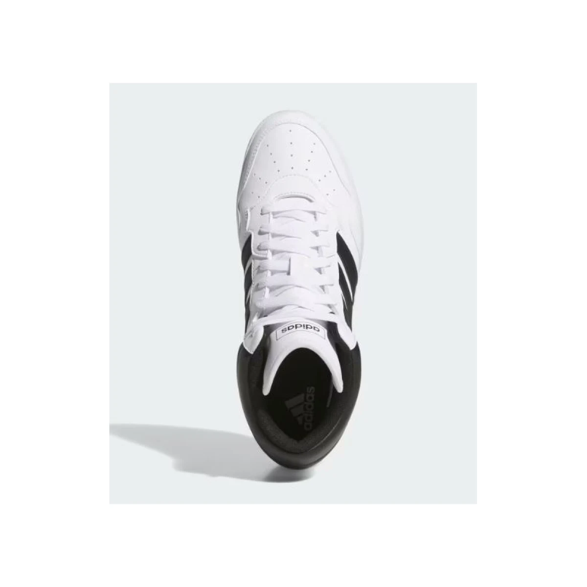 Pánska rekreačná obuv ADIDAS Hoops 4.0 Mid M cloud white core black grey two · záber 5