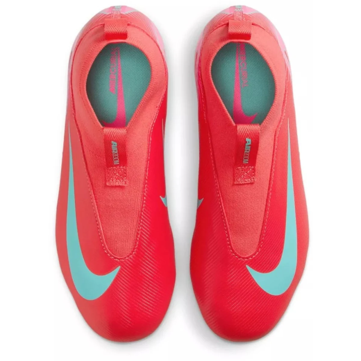 Chlapčenské futbalové kopačky outdoorové NIKE Mercurial Superfly 10 Academy Jr FG MG ember glow aurora green · záber 4