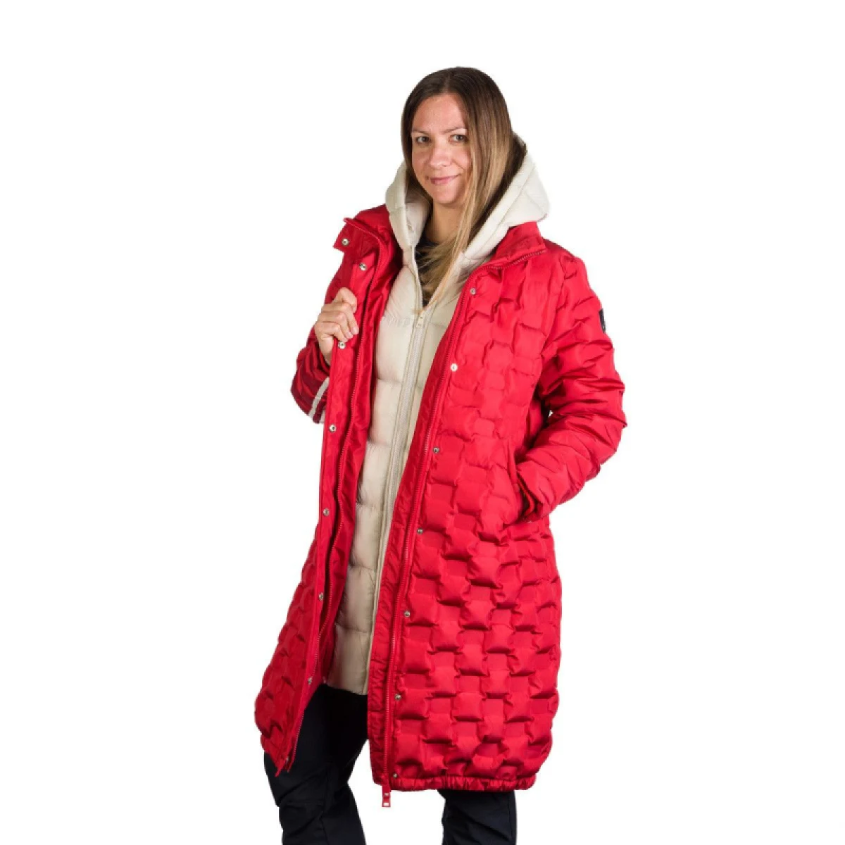 Dámska bunda NORTHFINDER LAURIE-360red · záber 2